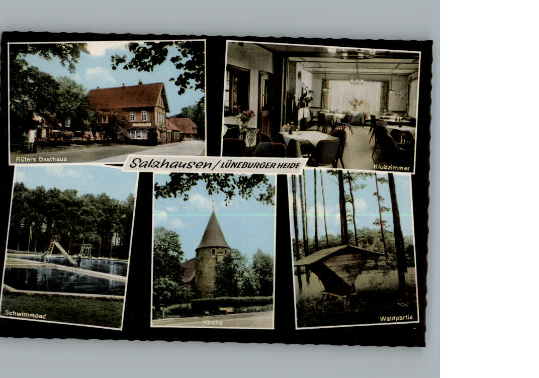 Salzhausen Lueneburger Heide Schwimmbad Gasthaus Rueters