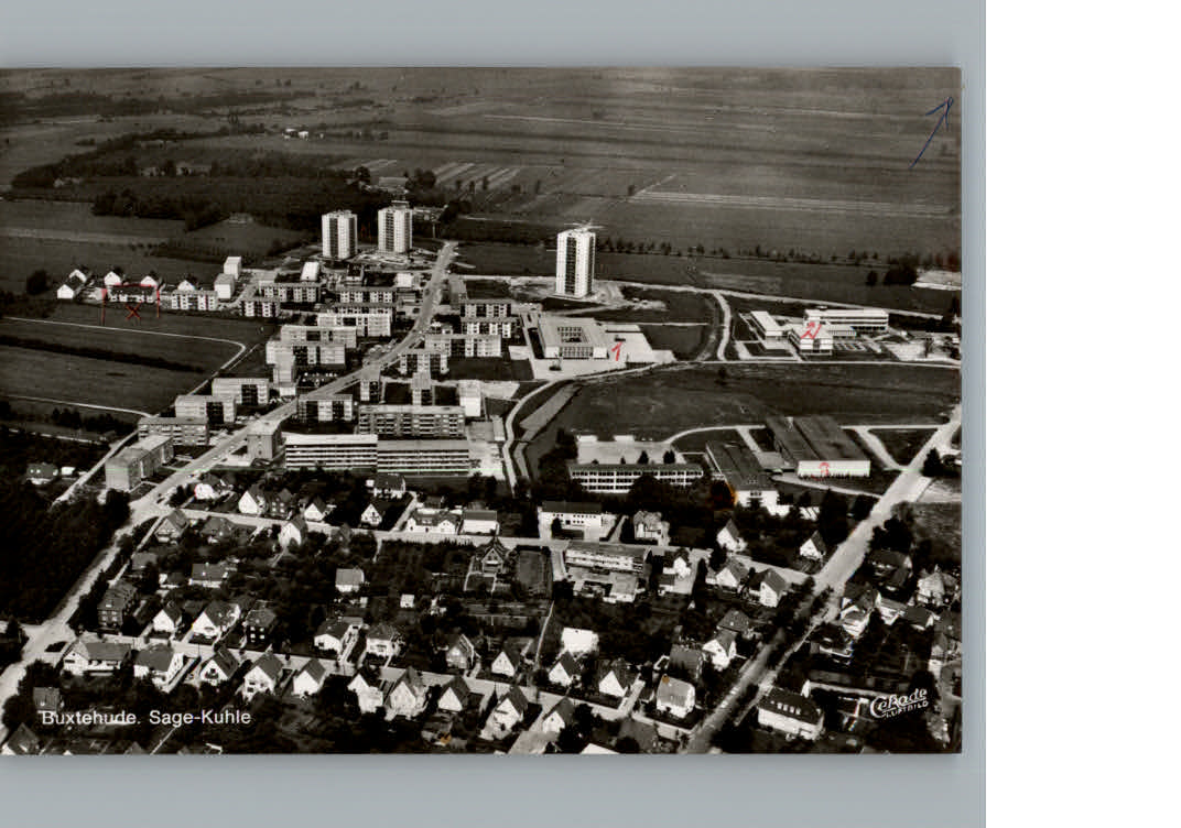 Buxtehude Fliegeraufnahme