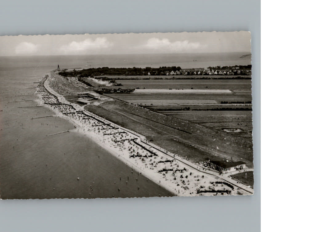 Cuxhaven Nordseebad Fliegeraufnahme