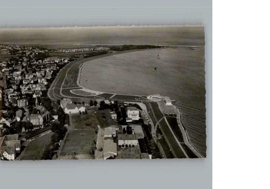 Cuxhaven Nordseebad Fliegeraufnahme
