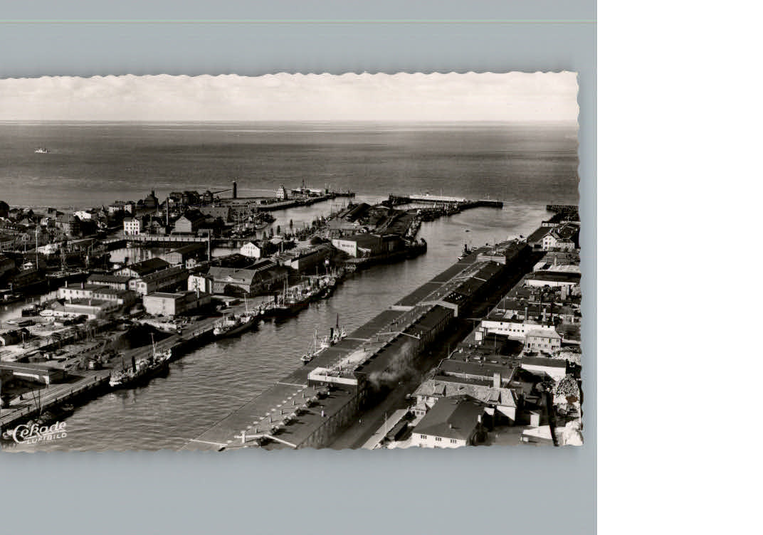 Cuxhaven Nordseebad Fliegeraufnahme