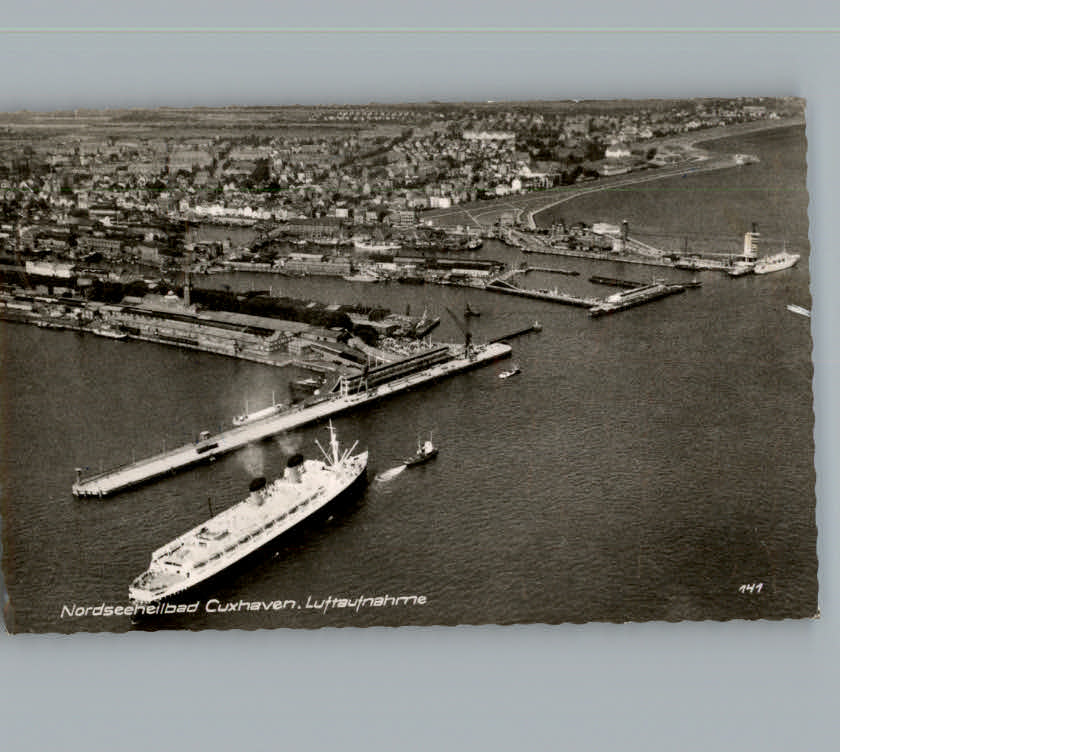 Cuxhaven Nordseebad Fliegeraufnahme