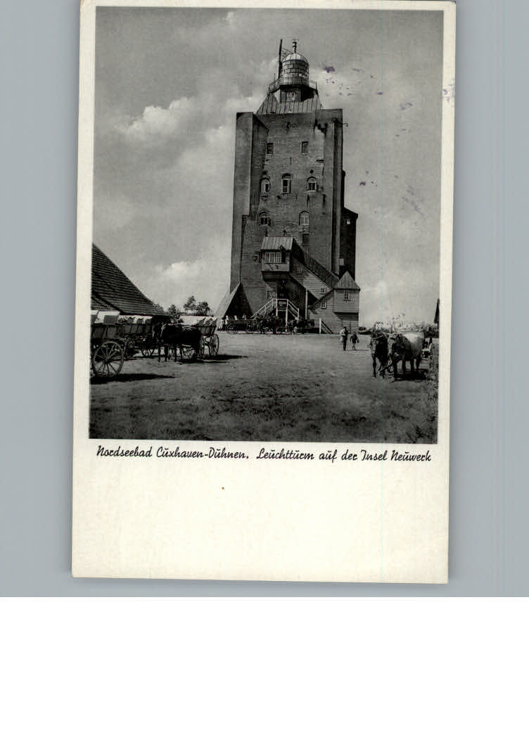 Cuxhaven Nordseebad Leuchtturm