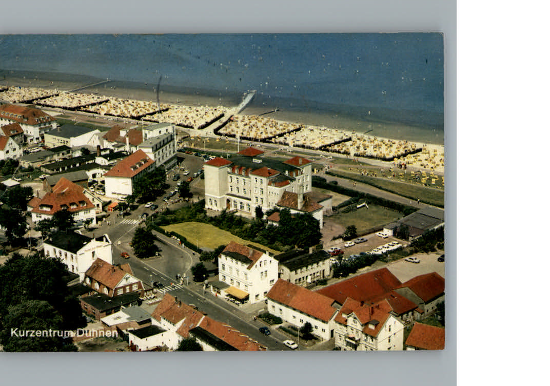 Duhnen Nordsee Fliegeraufnahme