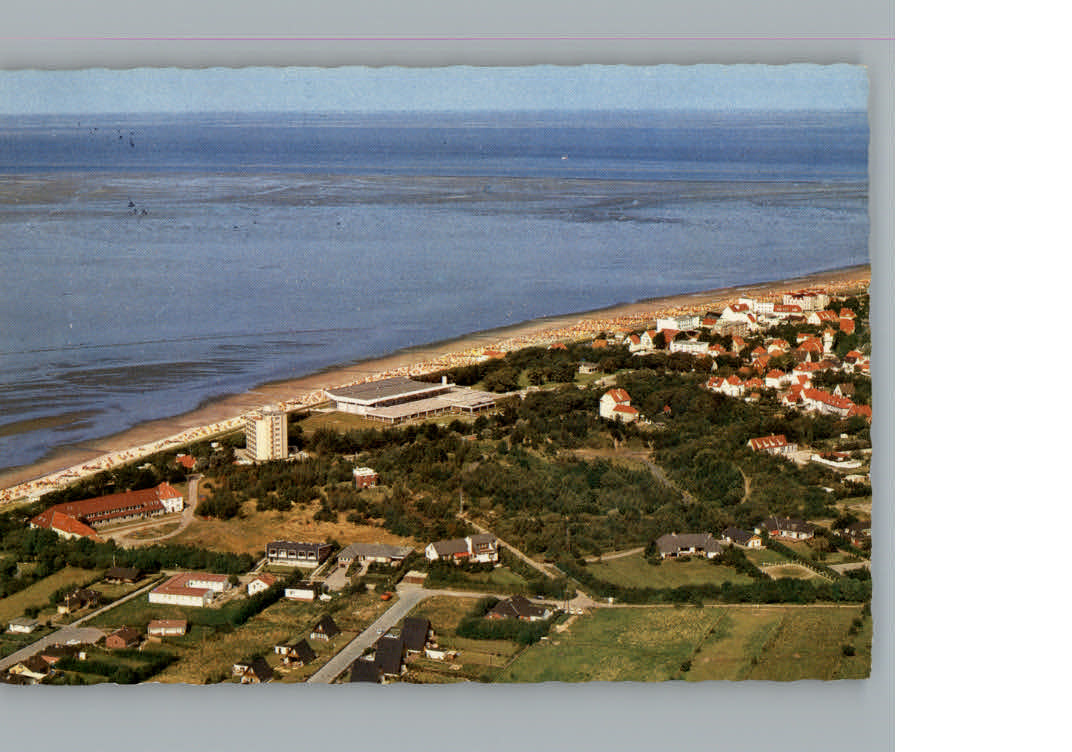 Duhnen Nordsee Fliegeraufnahme