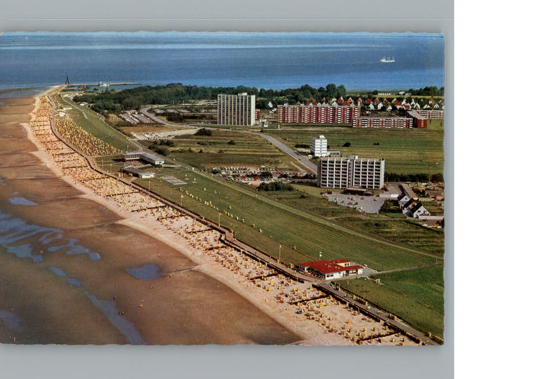 Duhnen Nordsee Fliegeraufnahme