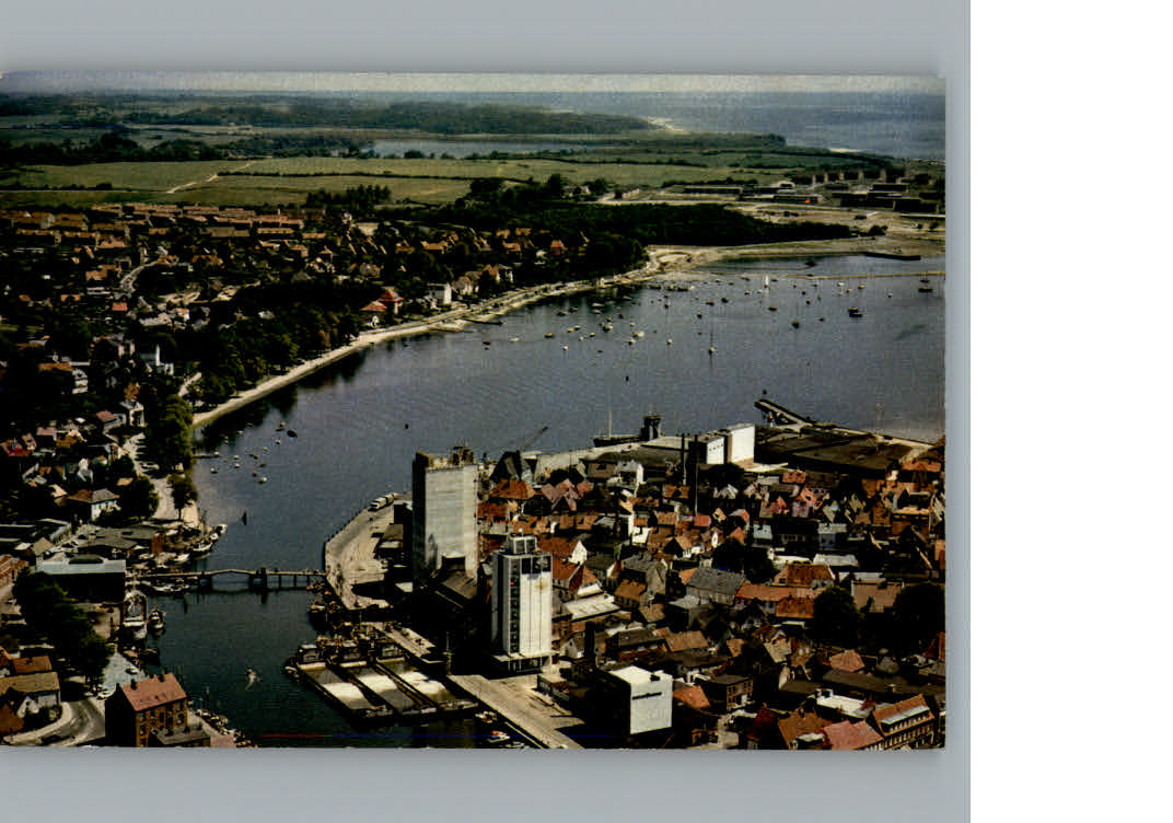 Eckernfoerde Fliegeraufnahme