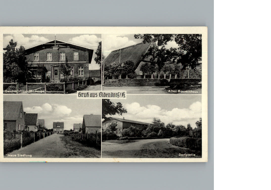 Oldendorf Holstein Geschaeftshaus Junge