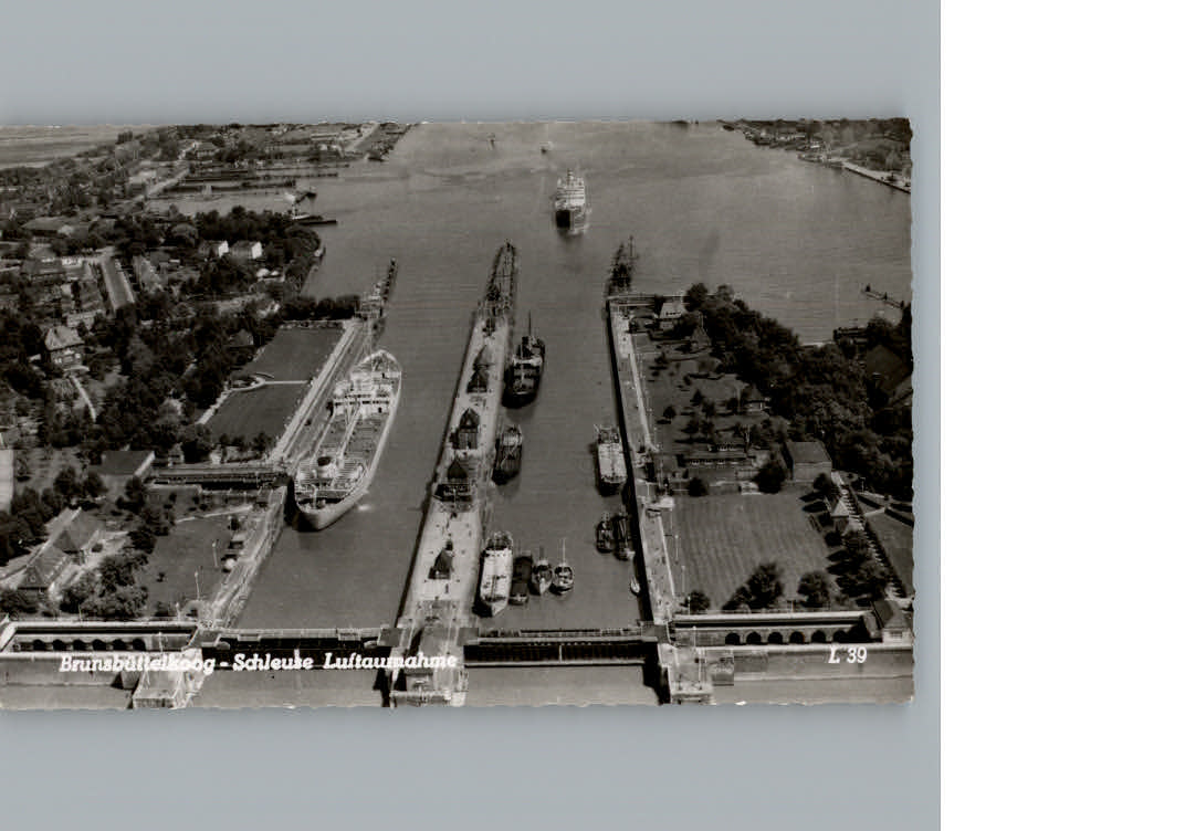 Brunsbuettelkoog Fliegeraufnahme