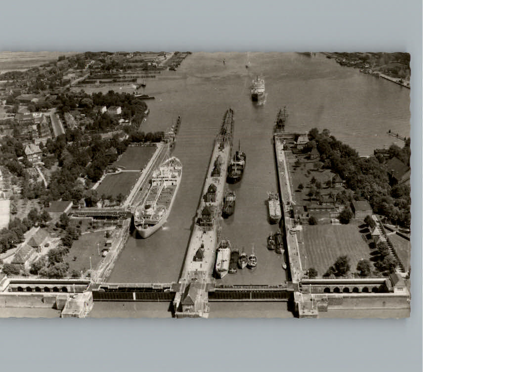 Brunsbuettelkoog Fliegeraufnahme