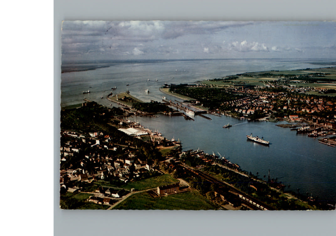 Brunsbuettelkoog Fliegeraufnahme