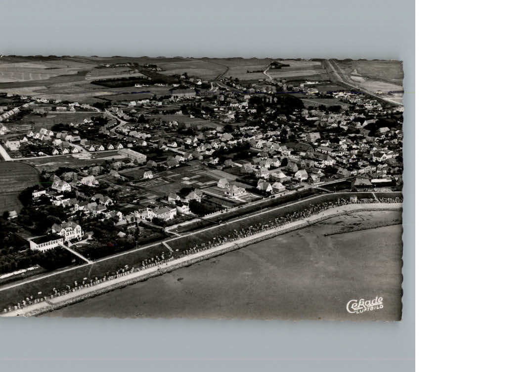 Buesum Nordseebad Fliegeraufnahme