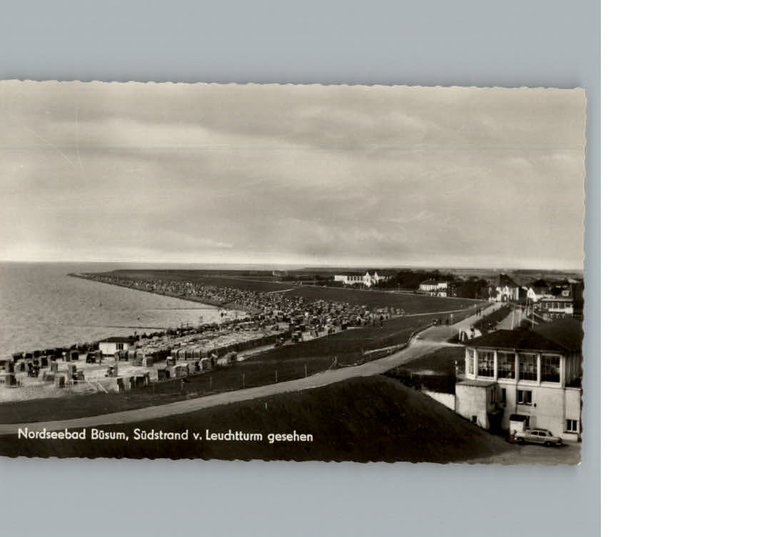 Buesum Nordseebad Luftaufnahme