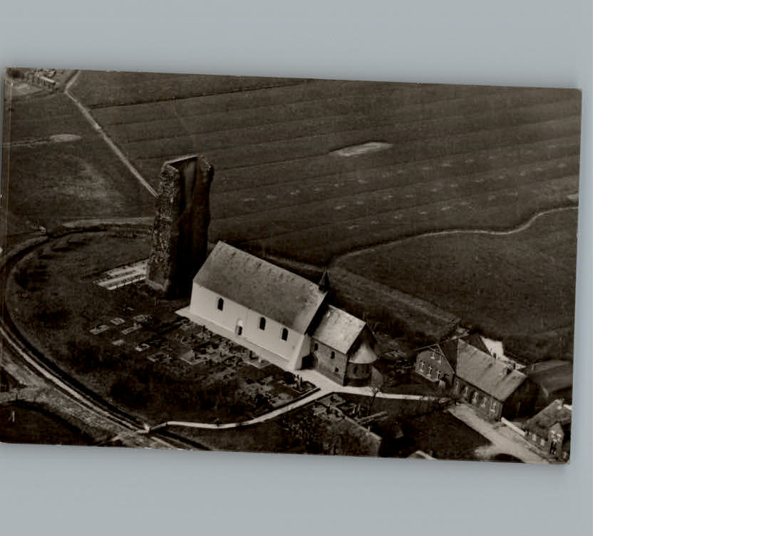 Pellworm Fliegeraufnahme Gasthof Blohms