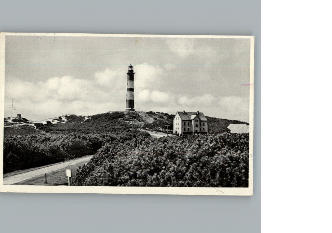 Nebel Amrum Leuchtturm