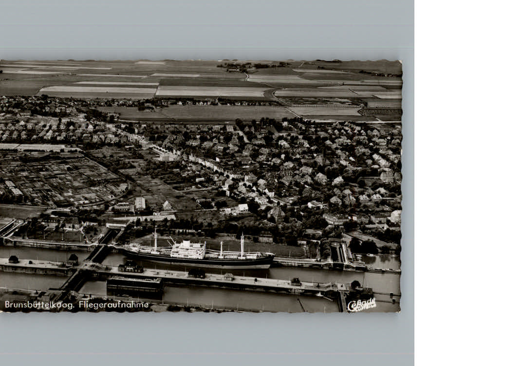 Brunsbuettelkoog Fliegeraufnahme