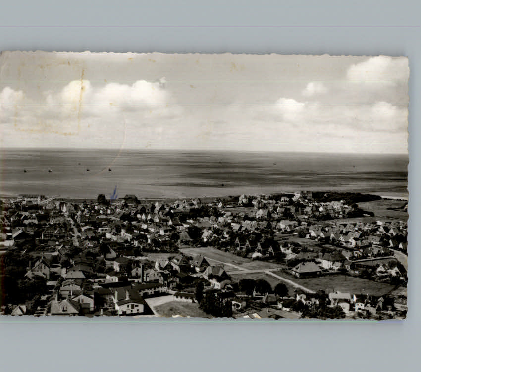 Buesum Nordseebad Fliegeraufnahme