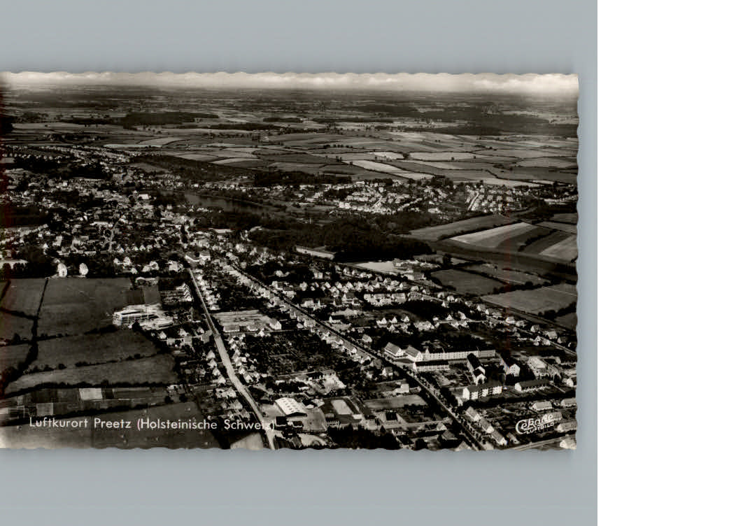 Preetz Holstein Fliegeraufnahme