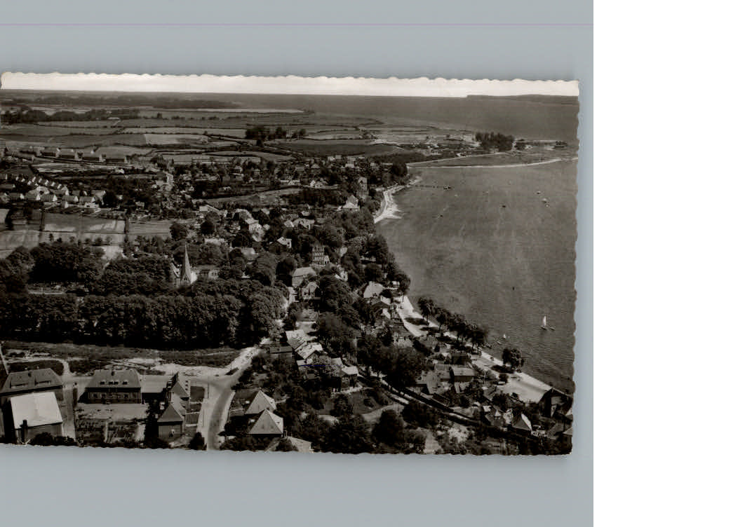 Eckernfoerde Fliegeraufnahme