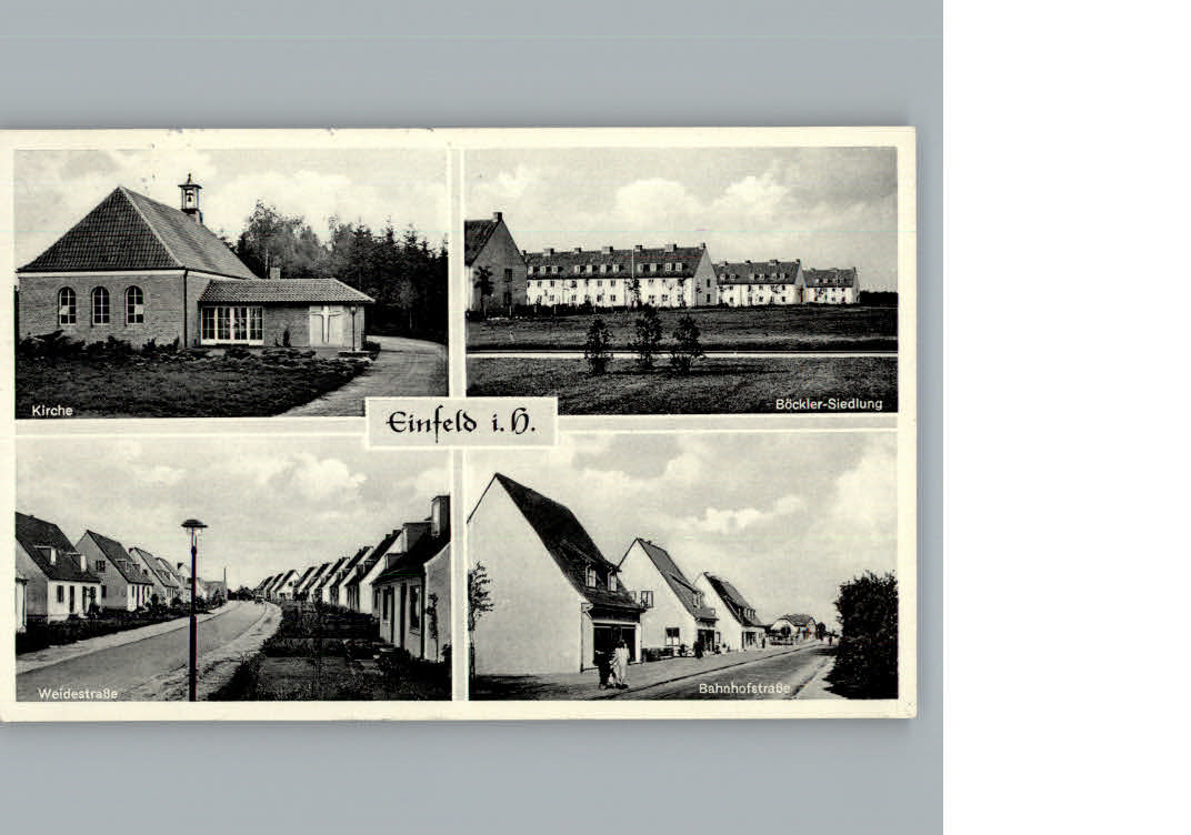 Einfeld Weidestrasse Bahnhofstrasse