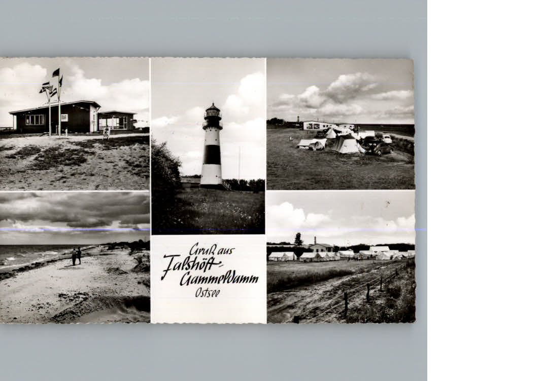 Falshoeft Nieby Campingplatz Gammeldamm Leuchtturm