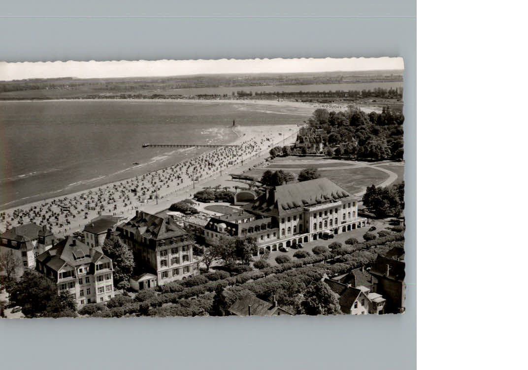 Travemuende Ostseebad Fliegeraufnahme