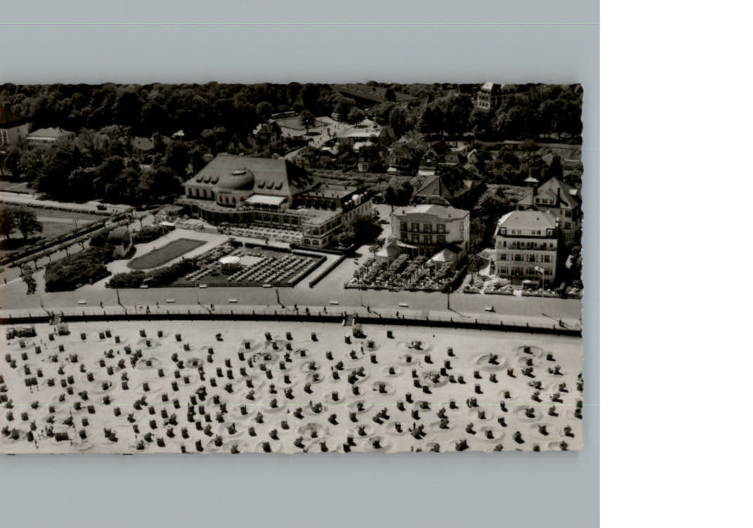 Travemuende Ostseebad Fliegeraufnahme