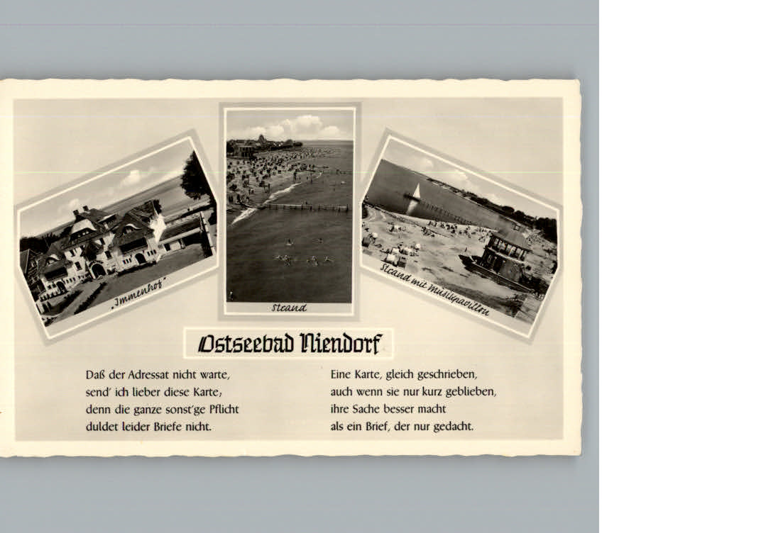 Niendorf Ostseebad Immenhof Strand Musikpavillon