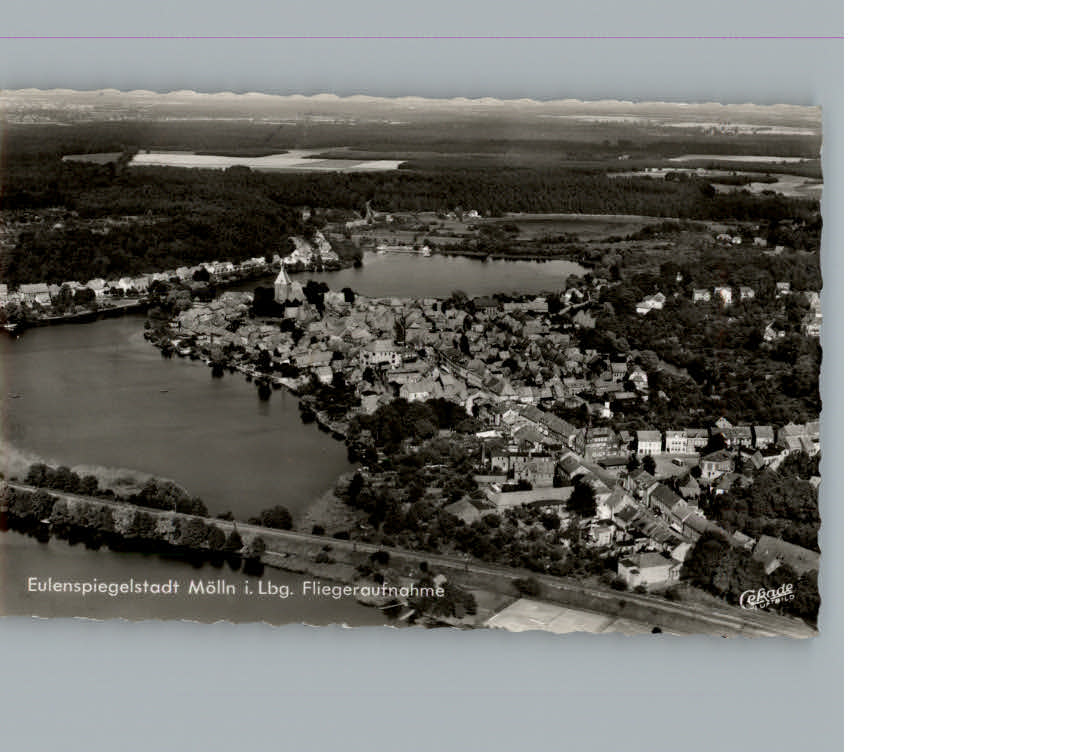 Moelln Lauenburg Fliegeraufnahme