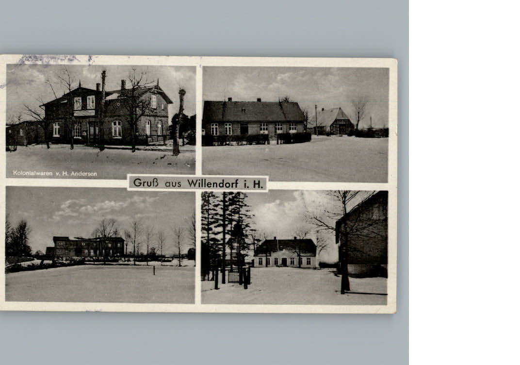 Reinfeld Holstein Winter-Karte