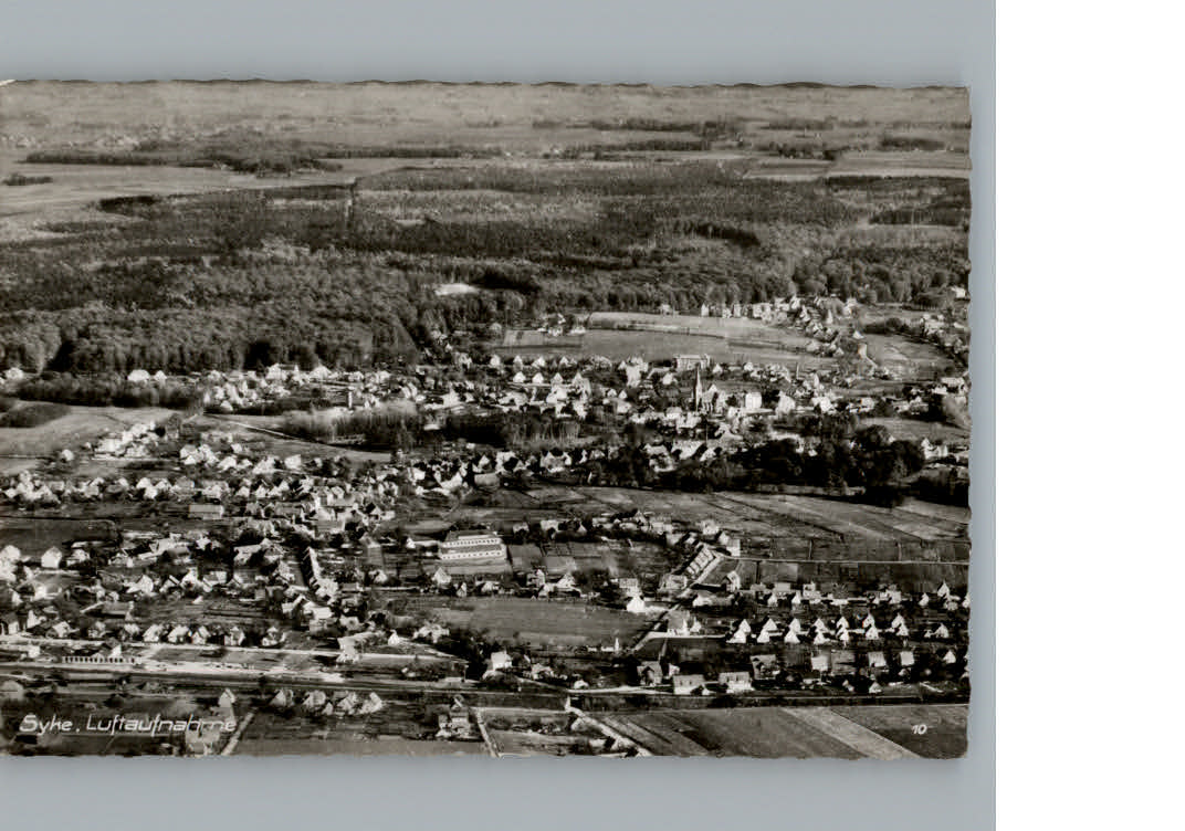 Syke Fliegeraufnahme