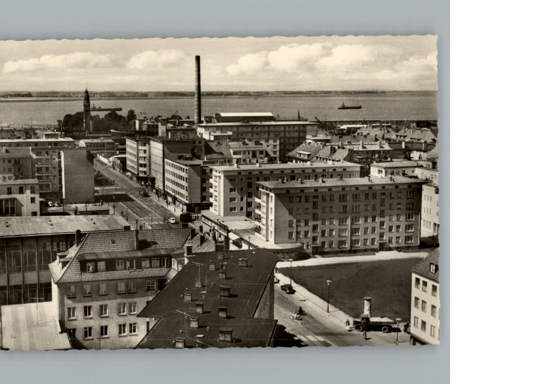 BREMERHAVEN Nordsee Fliegeraufnahme