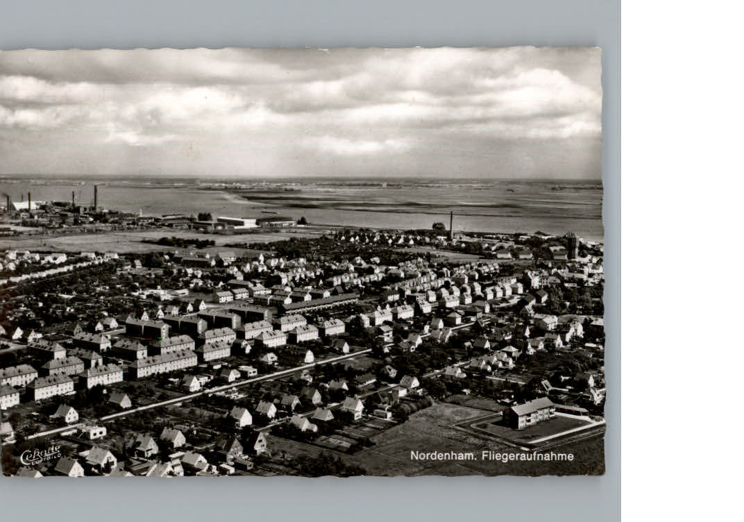 Nordenham Wesermarsch Niedersachsen Fliegeraufnahme