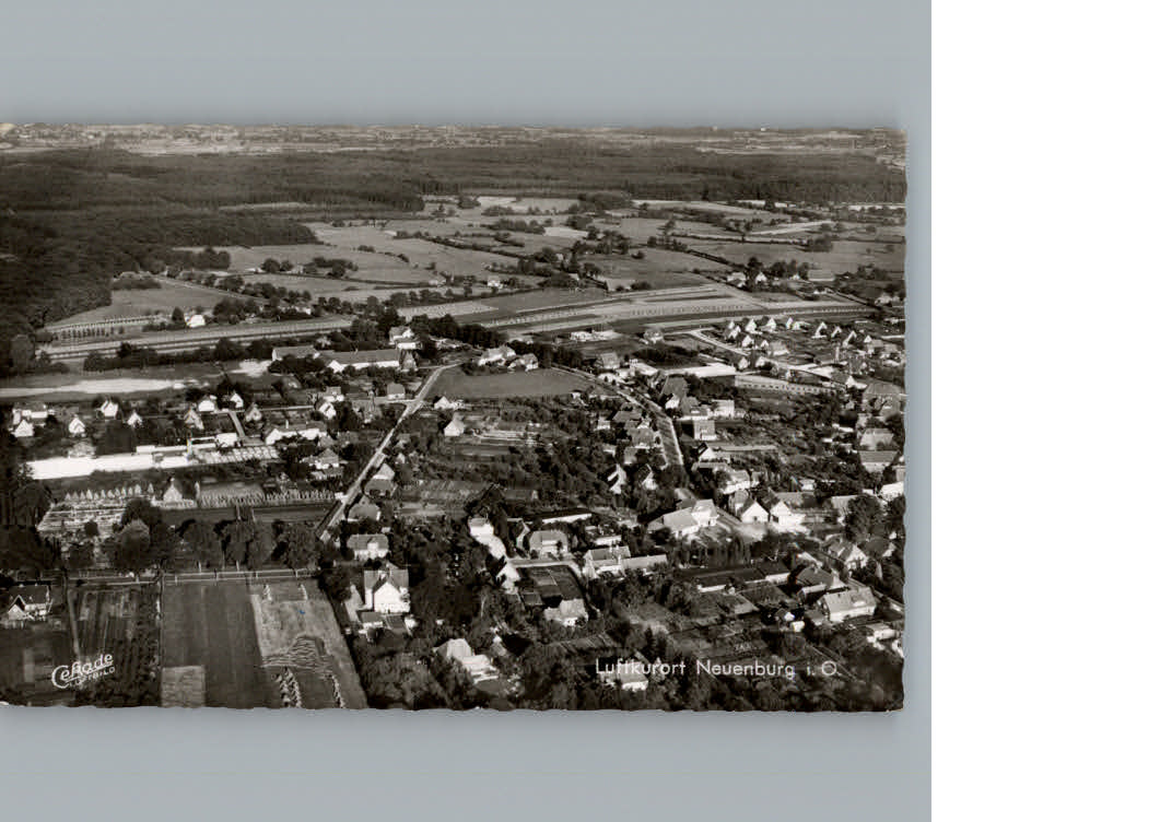 Neuenburg Friesland Fliegeraufnahme