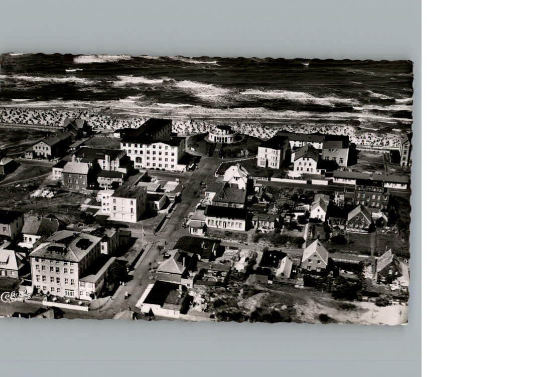 Wangerooge Nordseebad Fliegeraufnahme