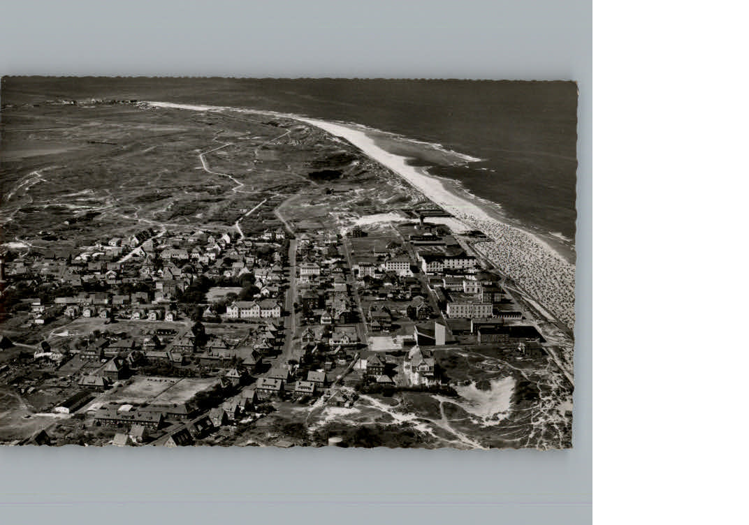 Wangerooge Nordseebad Luftaufnahme