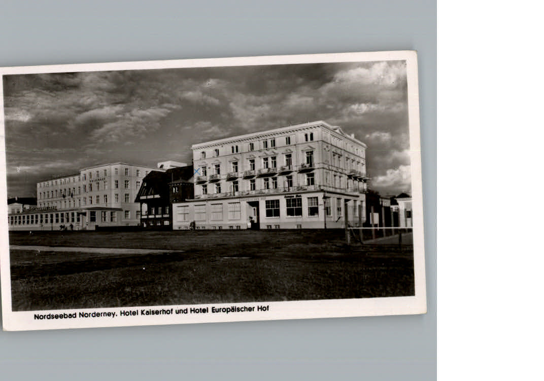 Norderney Nordseebad Hotel Kaiserhof Hotel Europaeischer Hof