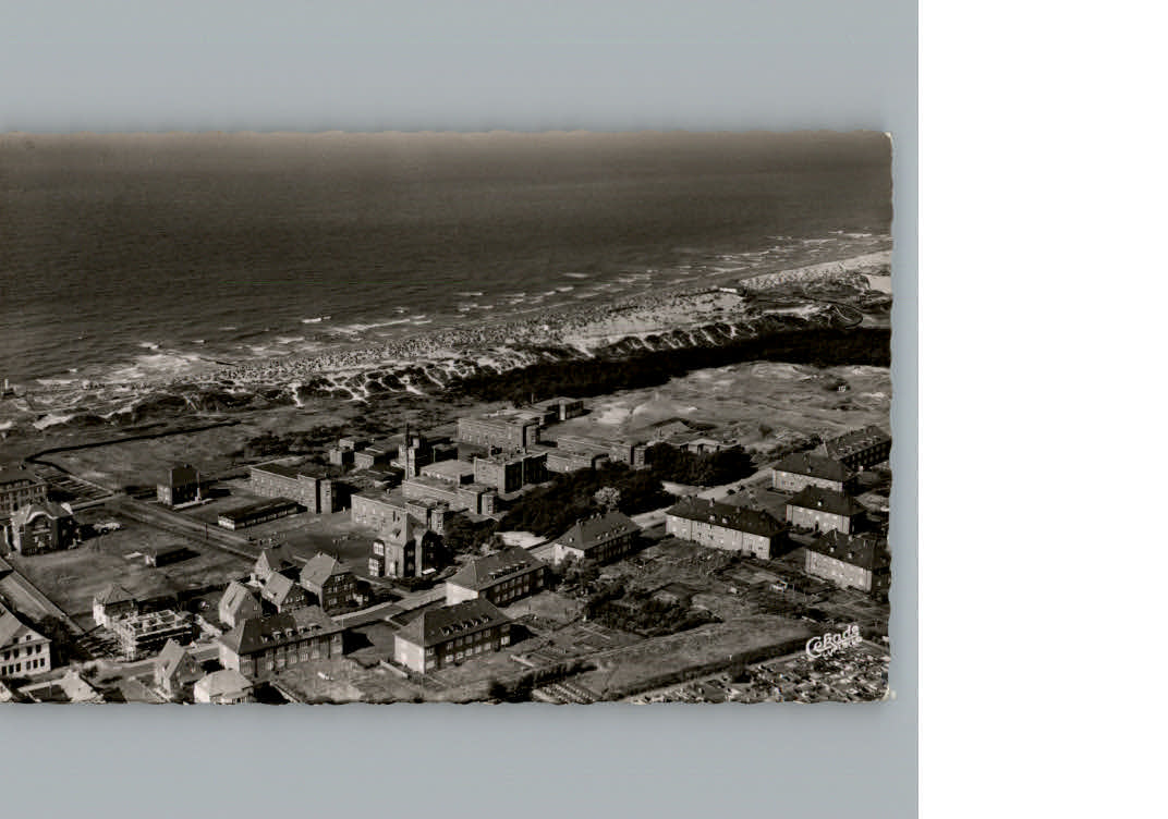 Norderney Nordseebad Fliegeraufnahme