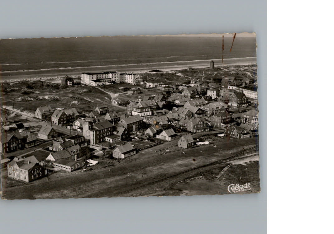 Juist Nordseebad Fliegeraufnahme