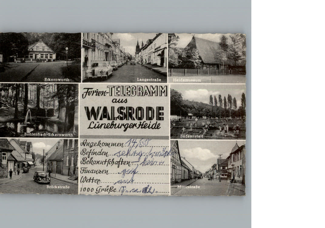 Walsrode Lueneburger Heide Langestrasse Schwimmbad