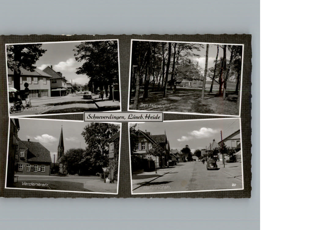 Schneverdingen Verdenstrasse Bahnhofstrasse