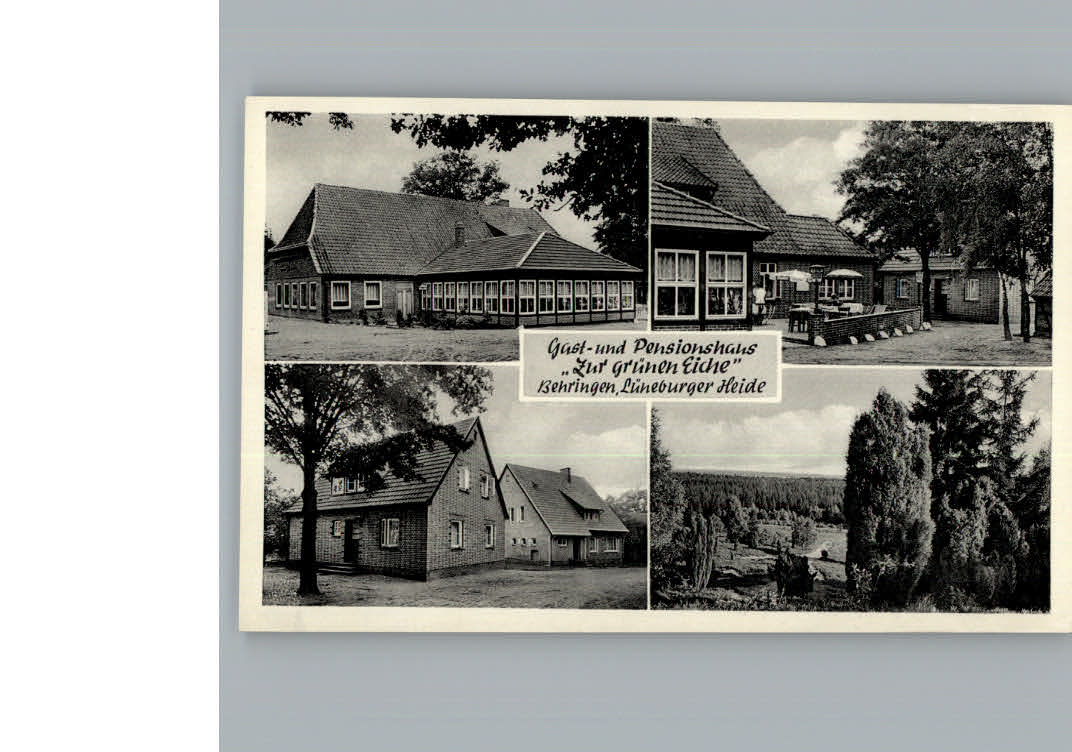 Behringen Bispingen Gasthaus zur gruenen Eiche