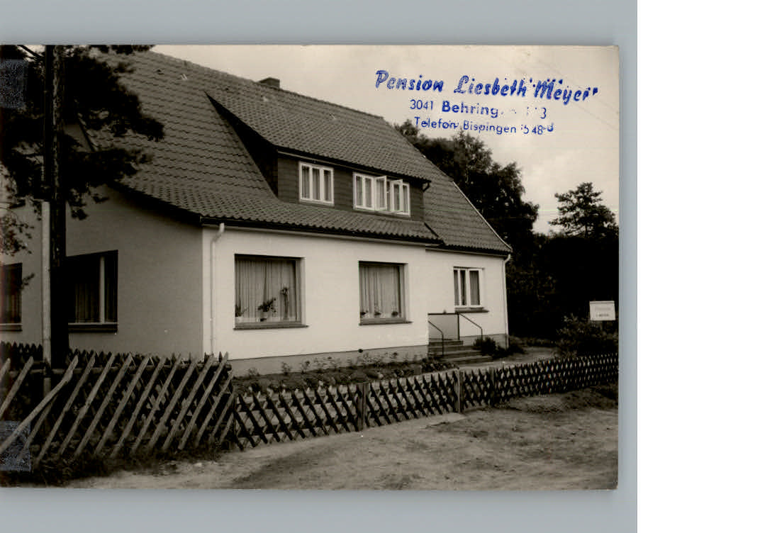 Behringen Bispingen Pension Liesbeth