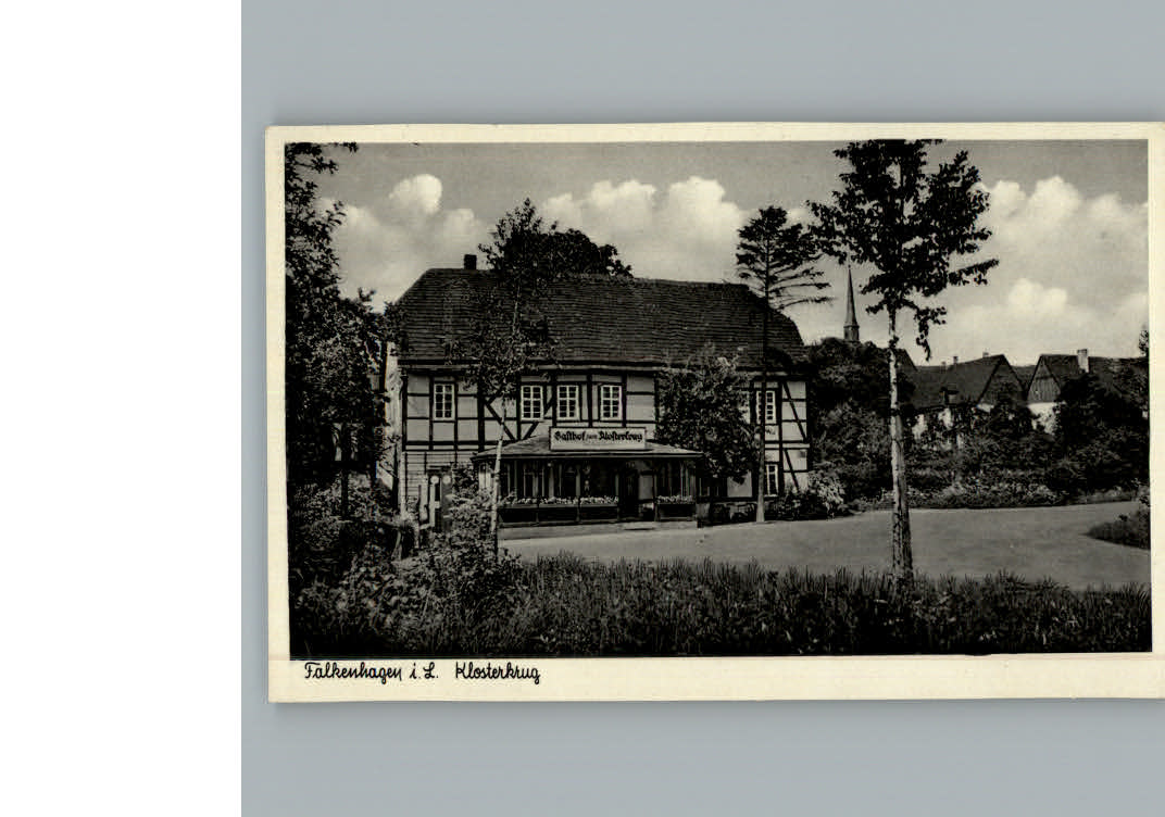 Falkenhagen Lippe Gasthaus zum Klosterkrug
