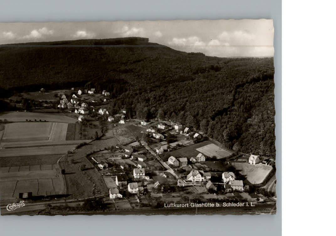 Glashuette Luftaufnahme
