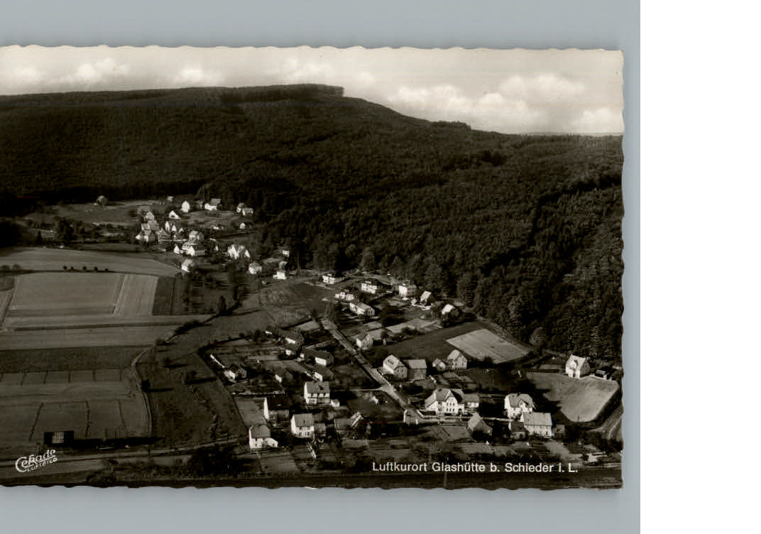 Glashuette Luftaufnahme