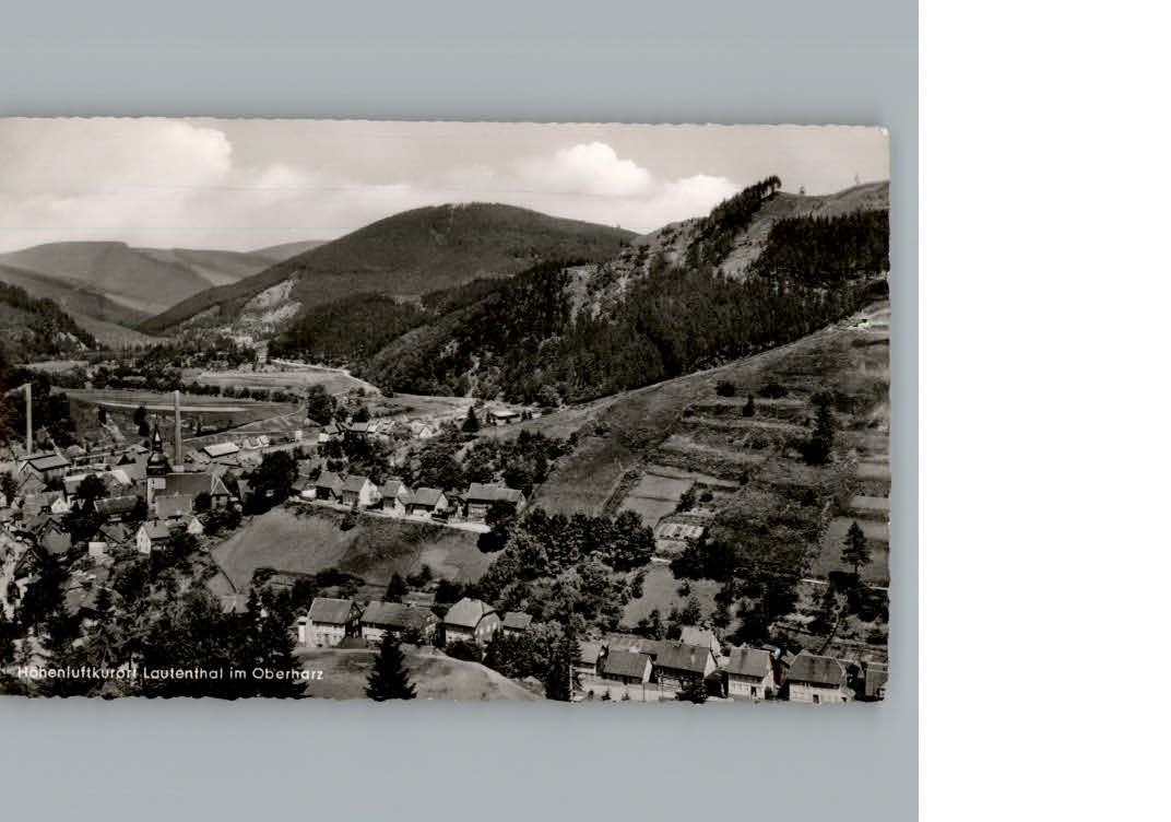 Lautenthal Harz Luftaufnahme