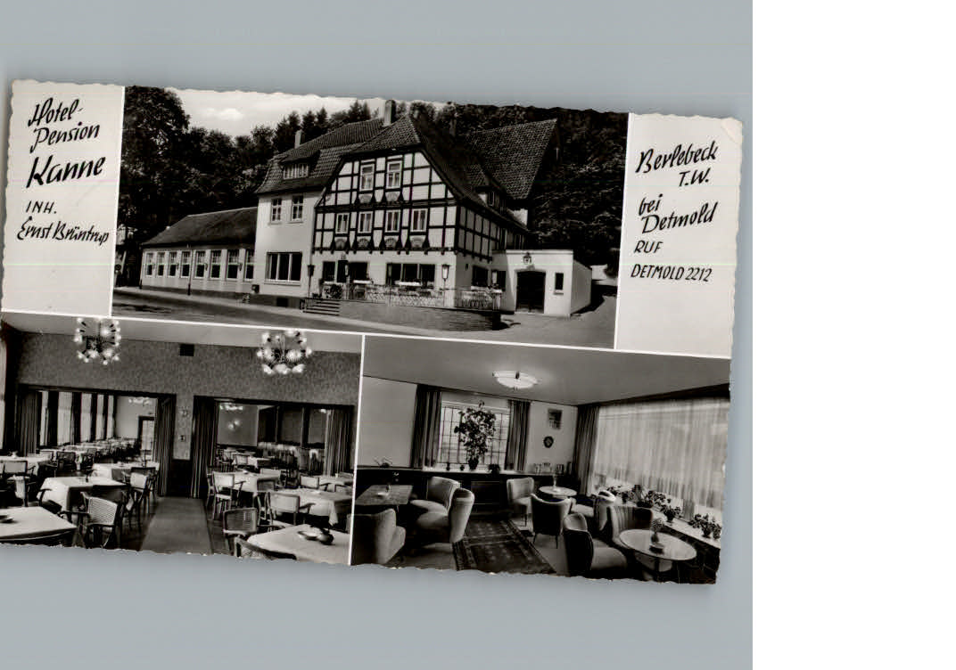 Berlebeck Detmold Lippe NRW Hotel - Pension Kanne