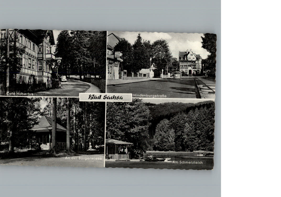Bad Sachsa Harz Cafe Hubertus Hindenburgstrasse