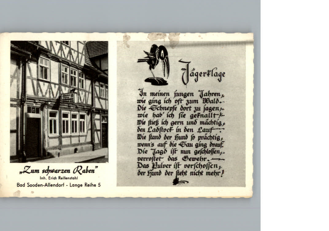 Bad  Sooden-Allendorf Zum Schwarzen Raben